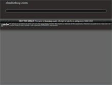 Tablet Screenshot of choicebuy.com